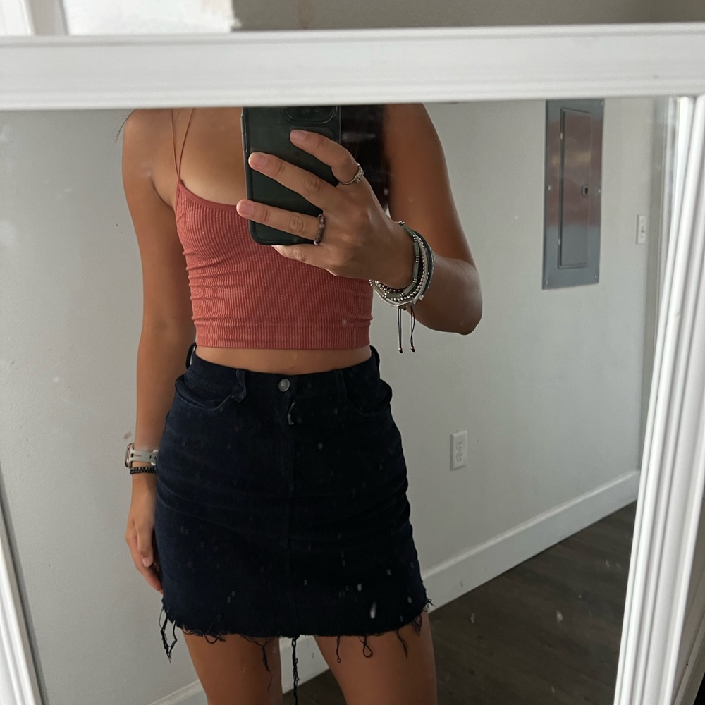Navy Brandy Melville skirt